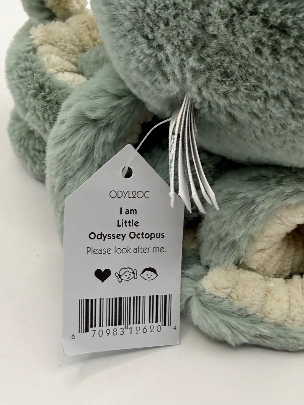 Jellycat Little Odyssey Octopus Plush Dtuffed Animal Toy 10” NWT RETIRED